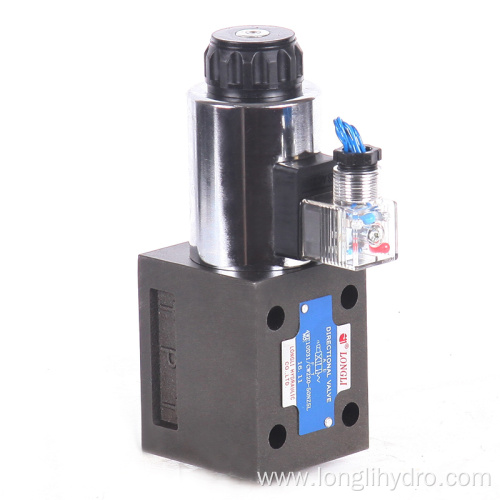 Single head 4WE10 hydraulic solenoid directional valve